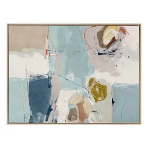 Chalk & Citrus Design 1 Landscape Box Framed Canvas in Design 123 x 93cm by OZ Design, a Painted Canvases for sale on Style Sourcebook