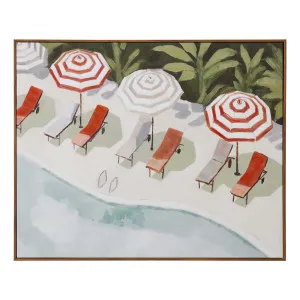 Resort Box Framed Canvas in 65 x 80cm by OZ Design, a Painted Canvases for sale on Style Sourcebook