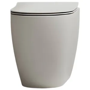 Studio Bagno Futura Wall Faced Toilet Pan - Gloss White FUT002 by Studio Bagno, a Toilets & Bidets for sale on Style Sourcebook