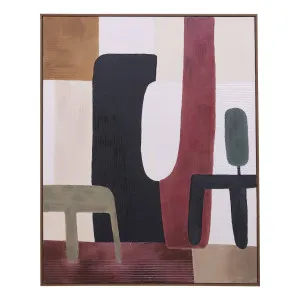 Lounging Design 1 Box Framed Canvas in 82 x 102cm by OZ Design, a Painted Canvases for sale on Style Sourcebook