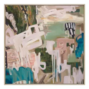 Tide & Terrain Box Framed Canvas in 122 x 122cm by OZ Design, a Painted Canvases for sale on Style Sourcebook