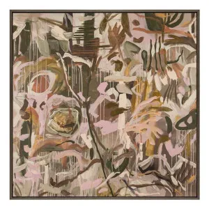 Whispering Meadow Box Framed Canvas in 144 x 144cm by OZ Design, a Painted Canvases for sale on Style Sourcebook