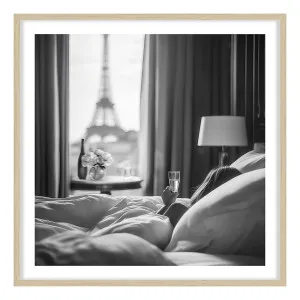 Parisian Morning Framed Print in 103 x 103cm by OZ Design, a Prints for sale on Style Sourcebook
