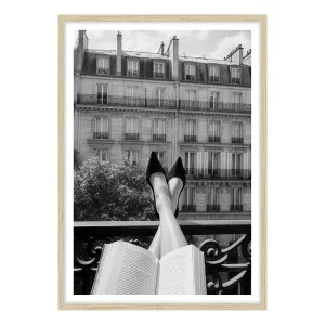 Balcony Parisian Framed Print in 118 x 165cm by OZ Design, a Prints for sale on Style Sourcebook