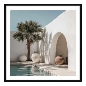 Villa in Stillness Framed Print in 103 x 103cm by OZ Design, a Prints for sale on Style Sourcebook