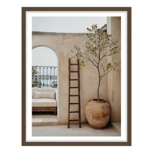 Arches & Citrus Framed Print in 86 x 120cm by OZ Design, a Prints for sale on Style Sourcebook