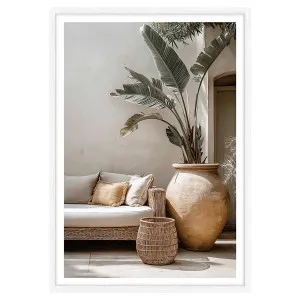 Terracotta Calm Framed Print in 84 x 118cm by OZ Design, a Prints for sale on Style Sourcebook