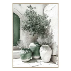 Sunlit Vessels Box Framed Canvas in 72 x 102cm by OZ Design, a Painted Canvases for sale on Style Sourcebook