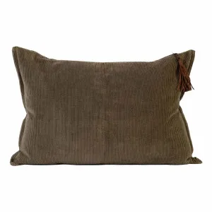 Hudson Feather Fill Cushion 60x40cm in Moss Green by OZ Design, a Cushions, Decorative Pillows for sale on Style Sourcebook