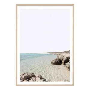 Turquoise Bay Framed Print in 45 x 62cm by OZ Design, a Prints for sale on Style Sourcebook