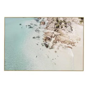 Byron View Box Framed Canvas in 77 x 52cm by OZ Design, a Painted Canvases for sale on Style Sourcebook