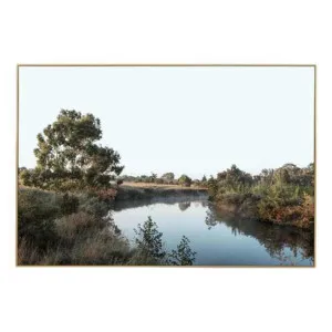 Fyshwick Wetlands Box Framed Canvas in 92 x 62cm by OZ Design, a Painted Canvases for sale on Style Sourcebook