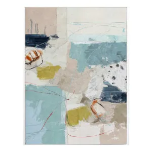 Chalk & Citrus Design 2 Portrait Box Framed Canvas in 93 x 123cm by OZ Design, a Painted Canvases for sale on Style Sourcebook