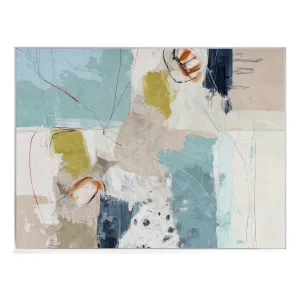 Chalk & Citrus Design 2 Landscape Box Framed Canvas in 163 x 123cm by OZ Design, a Painted Canvases for sale on Style Sourcebook