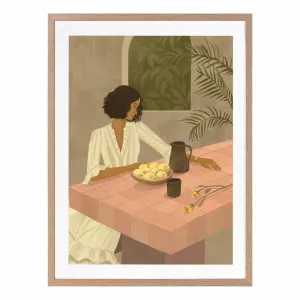 Ara & Lemons Framed Print in 55 x 70cm by OZ Design, a Prints for sale on Style Sourcebook
