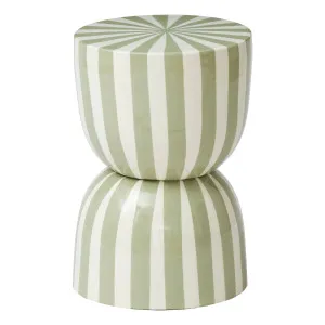 Tamar Side Table 31x46cm in Ivory / Sage by OZ Design, a Painted Canvases for sale on Style Sourcebook