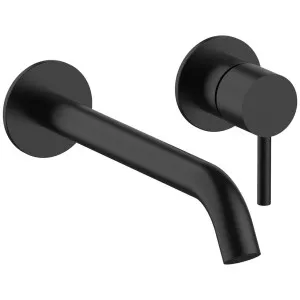 Fantini Nostromo 200m Spout Wall Basin Mixer - Matte Black NOSWB200NPMBLK by Fantini, a Kitchen Taps & Mixers for sale on Style Sourcebook