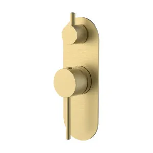 Misha Wall/Shower Mixer W Divertor Trim Kit Brushed Gold by Haus25, a Laundry Taps for sale on Style Sourcebook