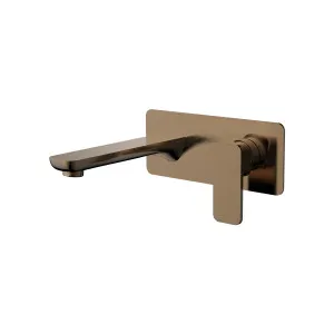 Platz Wall Basin Set 180 Trim Kit Brushed Copper by Haus25, a Bathroom Taps & Mixers for sale on Style Sourcebook
