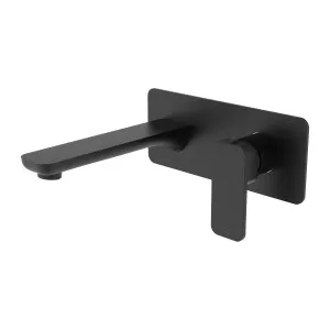 Platz Wall Basin Set 180 Trim Kit Matte Black by Haus25, a Bathroom Taps & Mixers for sale on Style Sourcebook