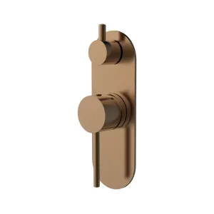 Misha Wall/Shower Mixer W Divertor Trim Kit Brushed Copper by Haus25, a Laundry Taps for sale on Style Sourcebook