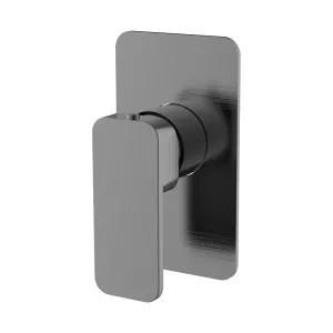 Platz Wall/Shower Mixer Trim Kit Brushed Gun Metal by Haus25, a Laundry Taps for sale on Style Sourcebook