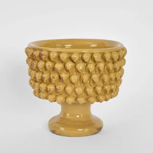 Petal Urn Mustard ETA 13/03/2026 by Florabelle Living, a Storage Units for sale on Style Sourcebook