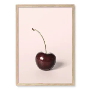 Single Cherry Framed Art Print by Soul Studio III by Profile Australia, a Prints for sale on Style Sourcebook