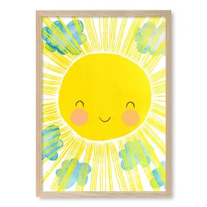 Blissful Sunny Smile Framed Art Print by Profile Australia, a Prints for sale on Style Sourcebook