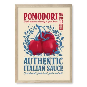 Pomodori Italian Sauce Framed Art Print by Profile Australia, a Prints for sale on Style Sourcebook