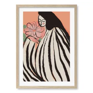 A Silent Moment Peach Framed Art Print by Profile Australia, a Prints for sale on Style Sourcebook