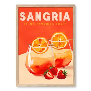 Sangria Cocktail Framed Art Print by Profile Australia, a Prints for sale on Style Sourcebook