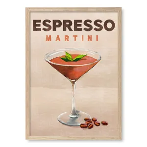 Espresso Martini Cocktail Framed Art Print by Profile Australia, a Prints for sale on Style Sourcebook