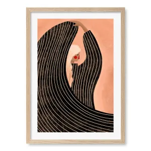 Woman in Black Dress Framed Art Print by Bea Muller by Profile Australia, a Prints for sale on Style Sourcebook