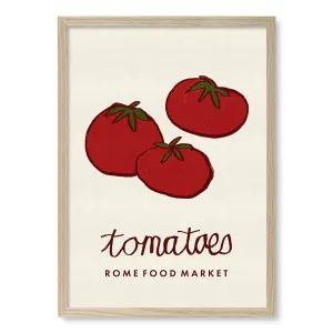 Food Market Tomatoes Framed Art Print by Profile Australia, a Prints for sale on Style Sourcebook