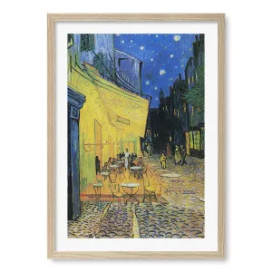 Cafe Terrace at Night Framed Art Print by Vincent van Gogh by Profile Australia, a Prints for sale on Style Sourcebook