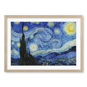 The Starry Night Framed Art Print by Vincent van Gogh by Profile Australia, a Prints for sale on Style Sourcebook