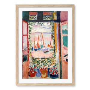The Open Window Framed Art Print by Henri Matisse by Profile Australia, a Prints for sale on Style Sourcebook
