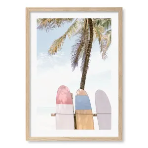 Surfboard Rack 2 Framed Art Print by Profile Australia, a Prints for sale on Style Sourcebook