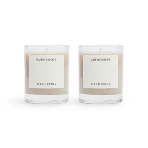 Scented Candle Set Of Two Byron Dunes by ELLISON STUDIOS., a Candles for sale on Style Sourcebook