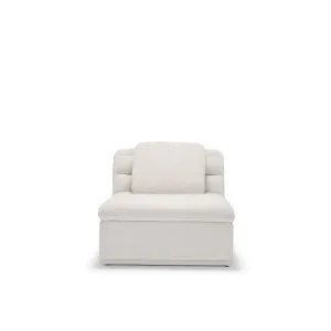 Float 1.5 Seat Armless Modular Piece - [ Byron Oyster ] by ELLISON STUDIOS., a Sofas for sale on Style Sourcebook
