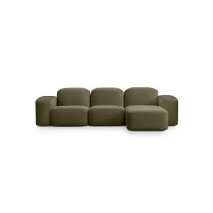 Muse 3 Seat RAF Chaise Sofa - [ Malibu Matcha ] by ELLISON STUDIOS., a Sofas for sale on Style Sourcebook