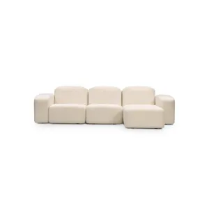 Muse 3 Seat RAF Chaise Sofa - [ Hyams Sable ] by ELLISON STUDIOS., a Sofas for sale on Style Sourcebook