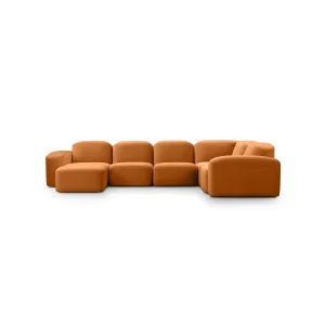 Muse 5 Piece LAF Chaise Modular Sofa - [ Malibu Caramel ] by ELLISON STUDIOS., a Sofas for sale on Style Sourcebook