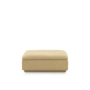 Float Ottoman - [ Airlie Camel ] by ELLISON STUDIOS., a Ottomans for sale on Style Sourcebook