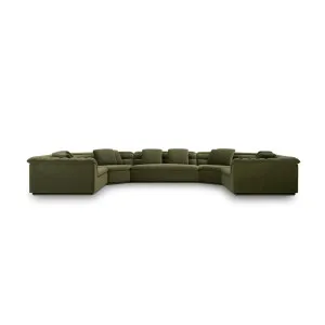 Float U Shape Modular Sofa - [ Malibu Matcha ] by ELLISON STUDIOS., a Sofas for sale on Style Sourcebook