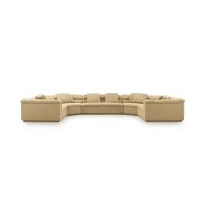 Float U Shape Modular Sofa - [ Airlie Camel ] by ELLISON STUDIOS., a Sofas for sale on Style Sourcebook