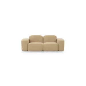 Muse 2 Seat Sofa - [ Airlie Camel ] by Ellison Studios, a Sofas for sale on Style Sourcebook
