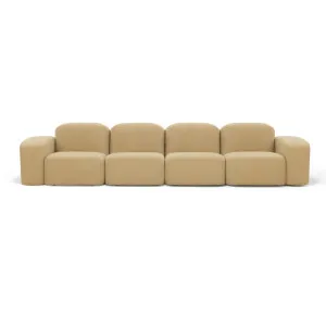 Muse 4 Seat Sofa - [ Airlie Camel ] by Ellison Studios, a Sofas for sale on Style Sourcebook