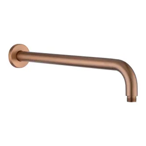 Wall Shower Arm 400 Brushed Copper by Aquaperla, a Shower Heads & Mixers for sale on Style Sourcebook